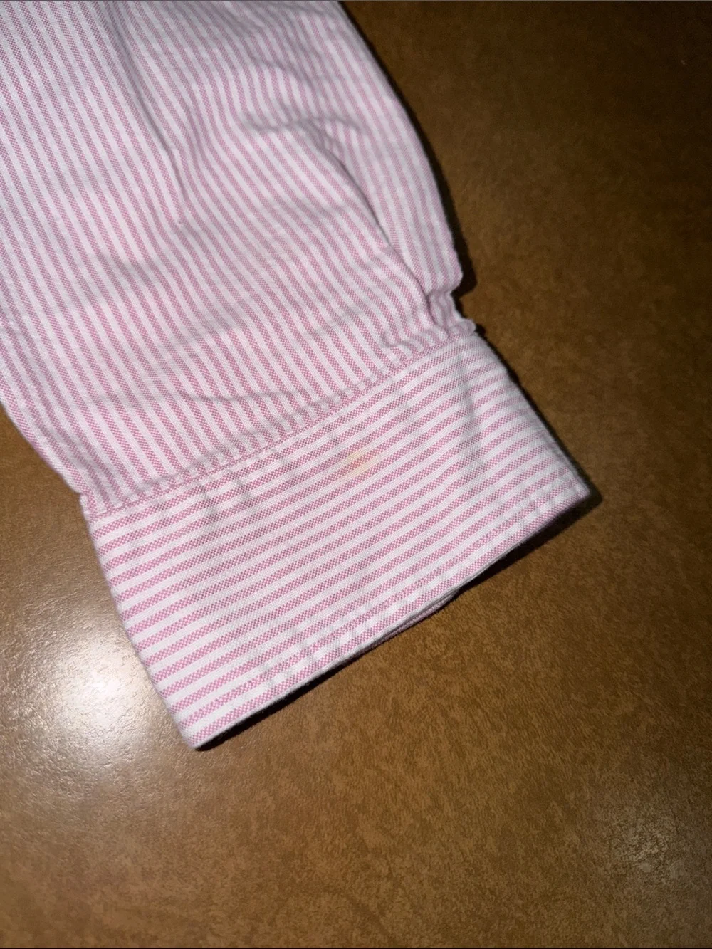 Polo by Ralph Lauren Yarmouth Men’s Light Pink & White Stripe Button-Down Shirt